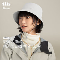Beneunder蕉下冲锋帽女遮阳帽TS52323藤雾灰57