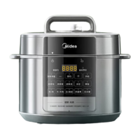 美的（Midea）电压力锅高压锅电高压锅电饭锅家用5-8个人6升双胆大容量全自动智能预约多功能煮饺子炖肉焖饭煲汤【饺子王系列】一键煮饺无水焗6L