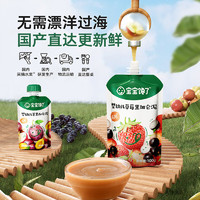 宝宝馋了婴幼儿水果泥草莓黑加仑100g