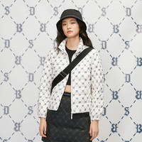 BOSIDENG波司登男女同款轻薄羽绒服个性立领短款外套字母印花