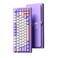 LEOBOG莱奥伯格Hi8SE80键三模机械键盘电泳仲夏紫芭比轴RGB8000mAh
