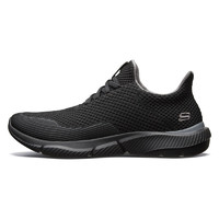 SKECHERS斯凯奇Ingram男子休闲运动鞋65867/BBK黑色40