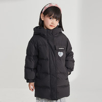 Deesha笛莎女童中长款羽绒服