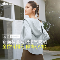 蕉下（beneunder）防晒衣女款防紫外线户外皮肤风衣透气防晒服夏季AS10124银河灰M