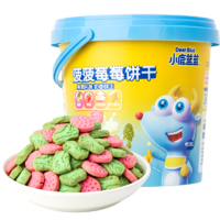 小鹿蓝蓝_菠菠莓莓宝宝饼干儿童零食菠菜草莓卡通饼干108g