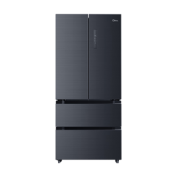 美的（Midea）508升一级能效法式四开门双系统双循环多门除菌净味大容量家用冰箱BCD-508WTPZM(E)国补以旧换新