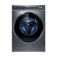 海尔（Haier）滚筒洗衣机全自动云溪37610公斤大容量【直驱精华洗XQG100-BD14376LU1】超薄单洗以旧换新