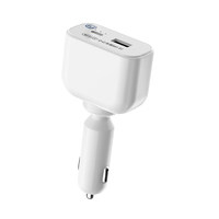 小亿车载wifi充电器随身WiFi6一拖二USB/Type-c车充
