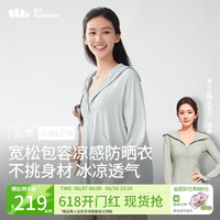 Beneunder 蕉下 涼感寬松防曬衣女AL41924upf50+防紫外線百搭連帽外套 銀河灰 M