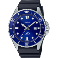 卡西欧（CASIO）剑鱼蓝水鬼休闲运动男士夜光指针潜水手表深海蓝MDV-106B-2AVDF