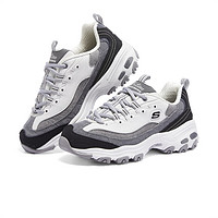 SKECHERS 斯凱奇 D'Lites 女子休閑運動鞋 149906/BKGY 黑色/灰色 35