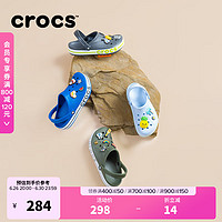 crocs 卡駱馳 洞洞鞋 貝雅卡駱班輕便耐磨一腳蹬休閑鞋（男女款可選，部分?jǐn)啻a）