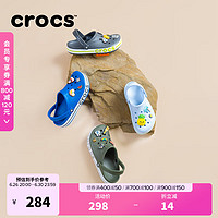 crocs 卡駱馳 洞洞鞋 貝雅卡駱班輕便耐磨一腳蹬休閑鞋（男女款可選，部分?jǐn)啻a）