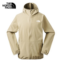 THENORTHFACE北面防晒衣男户外皮肤衣防风夹克风衣春上新7WCY卡其色/3X4XL