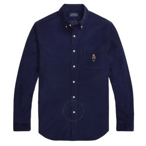 Polo By Ralph Lauren Polo Bear 男士燈芯絨襯衫 海軍藍(lán)