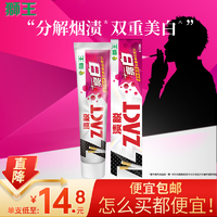 狮王（Lion）LION狮王ZACT渍脱牙膏专业祛除烟渍祛除烟渍清新口气亮白牙齿超亮白牙膏150g*1
