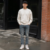 Gap盖璞男装弹力休闲直筒牛仔裤185980