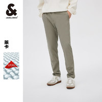 杰克琼斯舒适百搭时尚休闲裤合集E62灰绿色