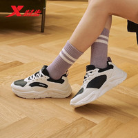 XTEP特步4色休闲鞋女2023秋冬新款老爹鞋百搭革面运动鞋35-40码