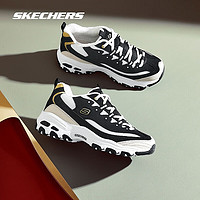 SKECHERS斯凯奇秋季情侣运动鞋熊猫鞋加绒保暖男款老爹鞋