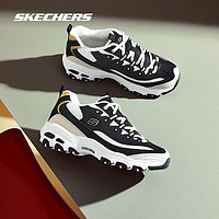 SKECHERS 斯凱奇 秋季情侶運(yùn)動(dòng)鞋熊貓鞋加絨保暖男款老爹鞋