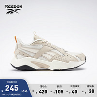 Reebok 銳步 官方2023新款男女TURBO復古百搭莫蘭迪色厚底老爹鞋 GZ2397