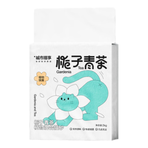 城市理享貓砂強(qiáng)效除臭近無塵混合香味貓咪專用防臭膨潤土木薯植物豆腐貓砂 【新客嘗鮮】梔子除臭貓砂2kg*1