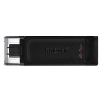 Kingston 金士頓 DT70 USB3.2 Gen1 U盤 64GB Type-C 黑色