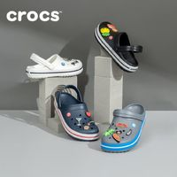 crocs 卡駱馳 洞洞鞋拖鞋男女同款卡駱班學(xué)生鞋輕便耐磨休閑鞋|11016 黑色-001 36/37(220mm)