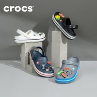 crocs卡骆驰洞洞鞋拖鞋男女同款卡骆班学生鞋轻便耐磨休闲鞋|11016黑色-00136/37(220mm)