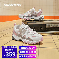 SKECHERS 斯凱奇 女款怪獸甜心小白鞋