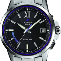 CASIO 卡西歐 OCEANUS海神系列 41.3毫米太陽(yáng)能電波腕表 OCW-T150-1A