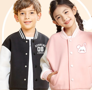 PLUS會(huì)員！La Chapelle 兒童棒球服外套