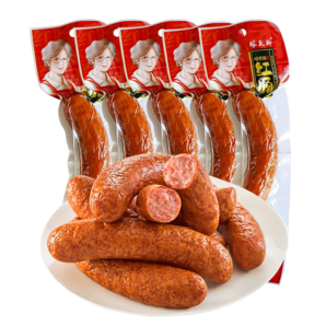 塔瓦斯哈爾濱風(fēng)味紅腸 火腿臘腸 俄式熟食臘味 俄式紅腸90g*10袋