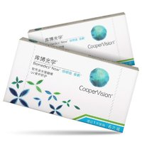 CooperVision库博隐形眼镜月抛2片透氧舒适！