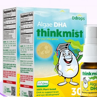 Ddrops 嬰幼兒DHA海藻油 10.6ml*2件