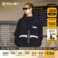 Cabbeen 卡賓 男裝機(jī)能工裝風(fēng)外套2022春新款潮流反光條風(fēng)衣W
