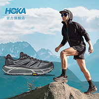 HOKA ONE ONE 男女款秋季飛速馬法特2戶外休閑鞋MAFATE 2透氣緩震 黑色/城堡灰(建議拍大半碼） 43