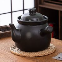 BANGQI CERAMIC 幫企陶瓷 熬藥砂鍋 老式煎藥鍋 明火藥罐子 煮中藥砂鍋 煲湯耐高溫大號