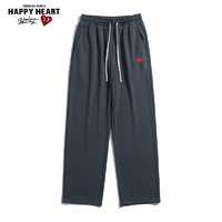 CHARLES JANG'S HAPPY HEART 查爾斯桃心 男女同款寬松直筒闊腿長褲