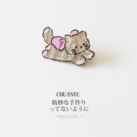 CHUANYE 川野 可愛小貓發(fā)夾抓夾 1#小貓發(fā)夾 III32