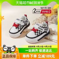 TARANIS 泰蘭尼斯 學(xué)步鞋男寶寶秋季新款童鞋防滑軟底鞋子機(jī)能鞋女童面包鞋