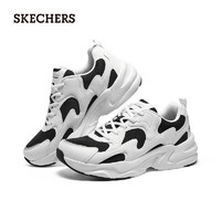 SKECHERS 斯凱奇 男女同款踏浪軟底老爹鞋