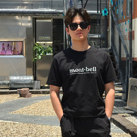 mont·bell montbellT恤男款春夏款戶外休閑戶外休閑都市通勤半袖圓領(lǐng)短袖半袖 2104711/BK L