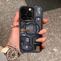 Apple 蘋果 【直降99元 液體硅膠】朋克機(jī)械 適用蘋果7-15系列手機(jī)殼