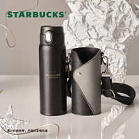 STARBUCKS 星巴克 杯子 咖啡寶藏系列 黑色不銹鋼保溫杯 450ml