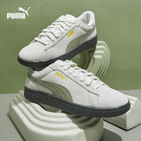 PUMA 彪馬 官方男女低幫經(jīng)典復(fù)古百搭輕便透氣板鞋SMASH390984 米白色-茶色-07 40