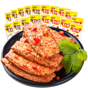 鹽津鋪子 手撕素肉素牛排豆腐干辦公室零食休閑小吃獨立包裝優(yōu)選 【約50包】混合口味450g