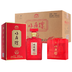 小角樓私藏酒 禮盒酒濃香型52度白酒手提禮盒裝 52度 500mL 6瓶 珍品6N