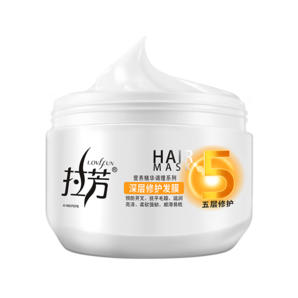 拉芳發(fā)膜免蒸燙染修護(hù)護(hù)發(fā)素350ml去毛躁開叉滋養(yǎng)亮澤焗油膏